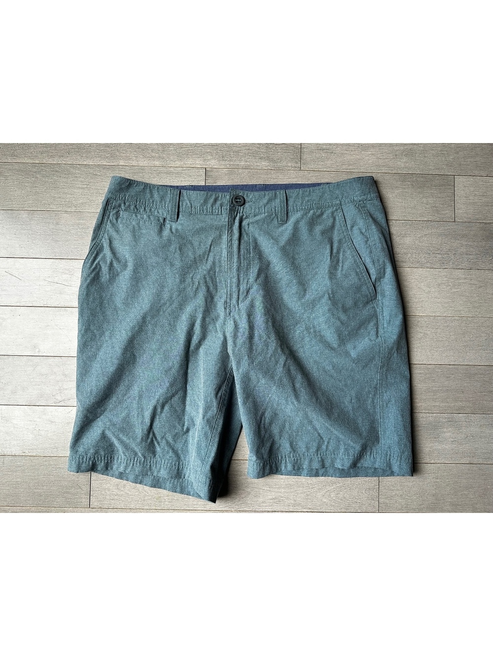 Orvis Men's Casual Green Golf Shorts Flat Front Pockets Quick Dry Size 34